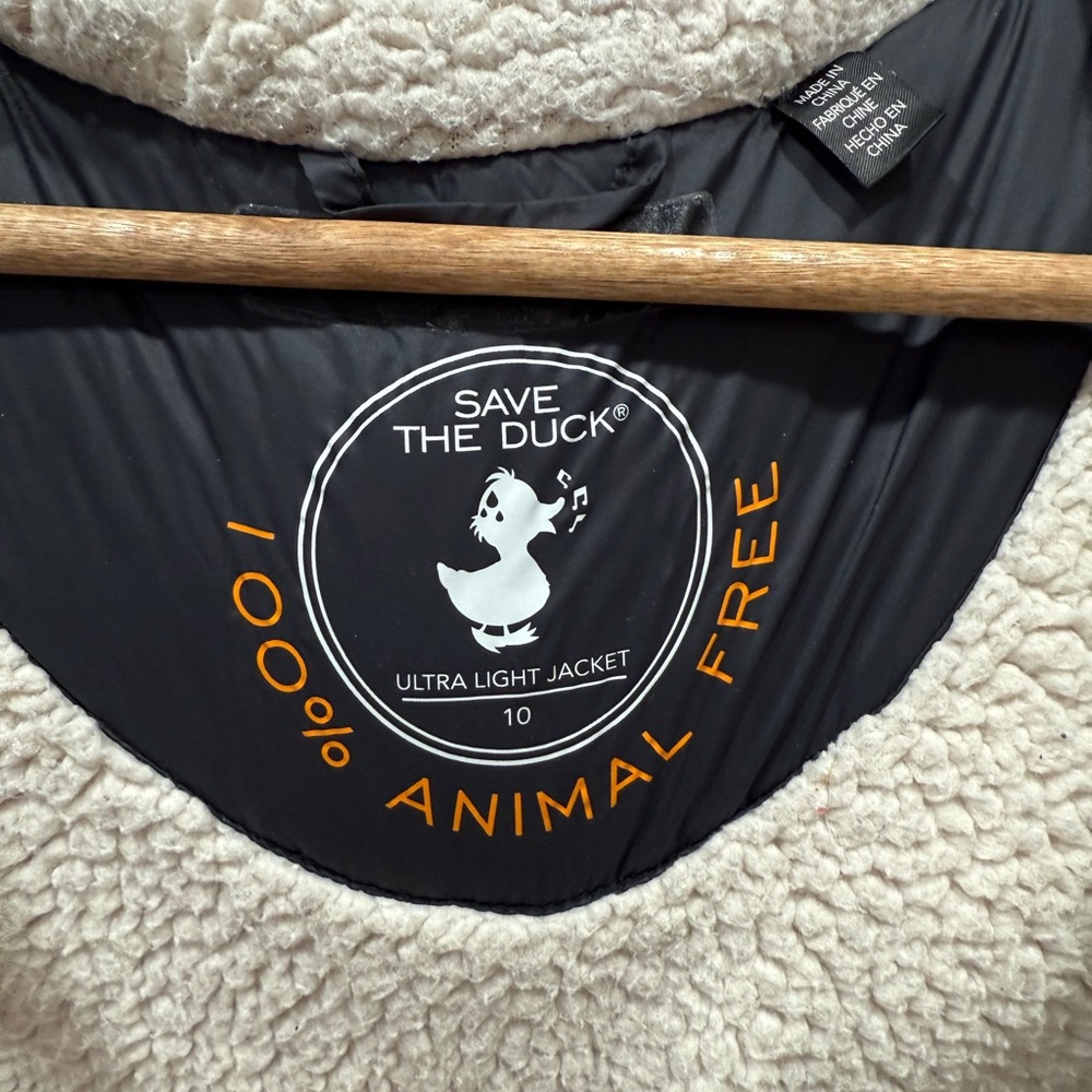 SAVE THE DUCK Dark Gray Puffer Jacket - Picture 5 of 6